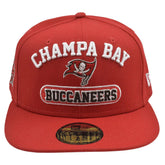 Tampa Bay Buccaneers Champa Bay New Era 59FIFTY NFL Red Fitted Hat